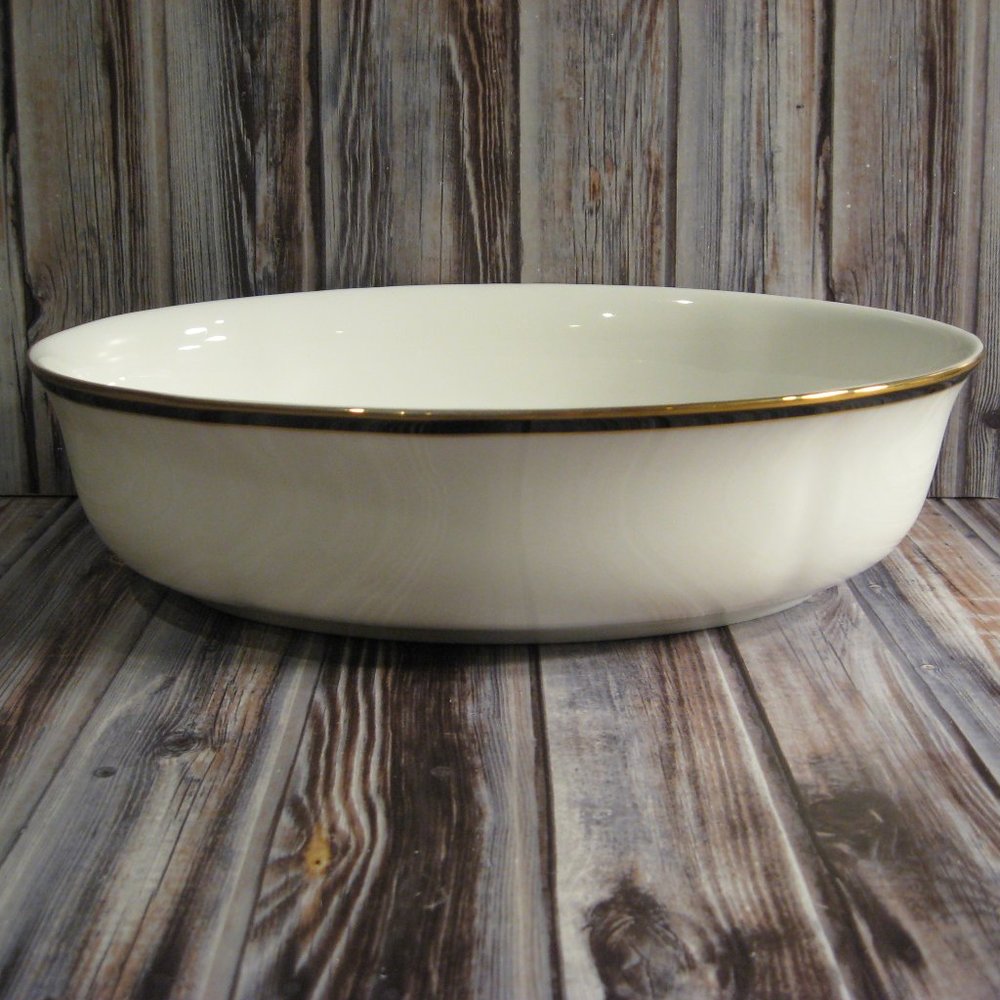 LENOX BONE CHINA DEBUT COLLECTION KRISTY FOOTED OVAL VEGETABLE SERVING B…